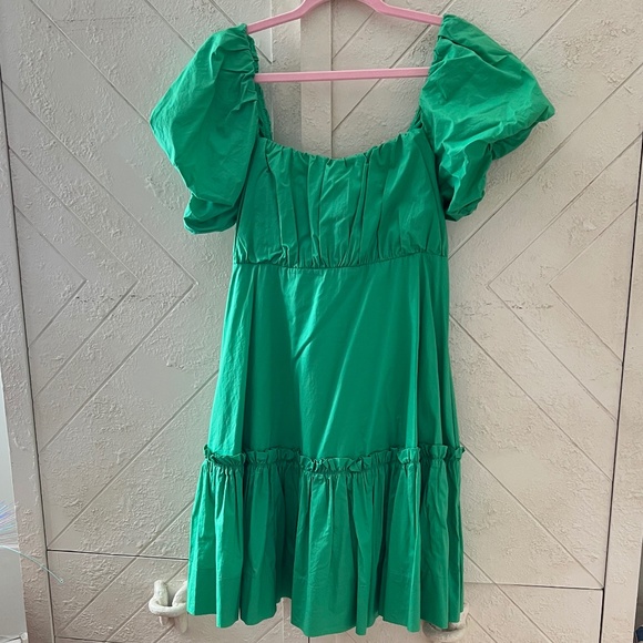 NWT Lilly Pulitzer Women's Short Sleeve Green MINI Dress SIZE 8 - Picture 3 of 6